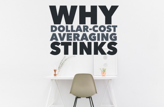 Why dollar cost averaging is a bad choice.