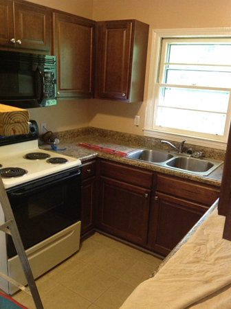 bought rental house - repair kitchen