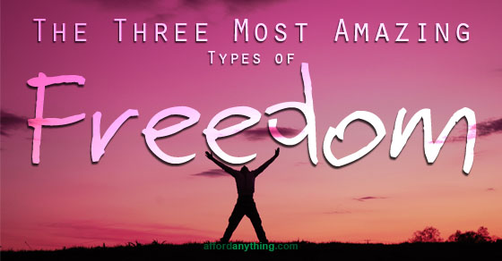 Debt freedom, location independence, and financial freedom ... these are the three stages of freedom, and here's how to snag them into your life.