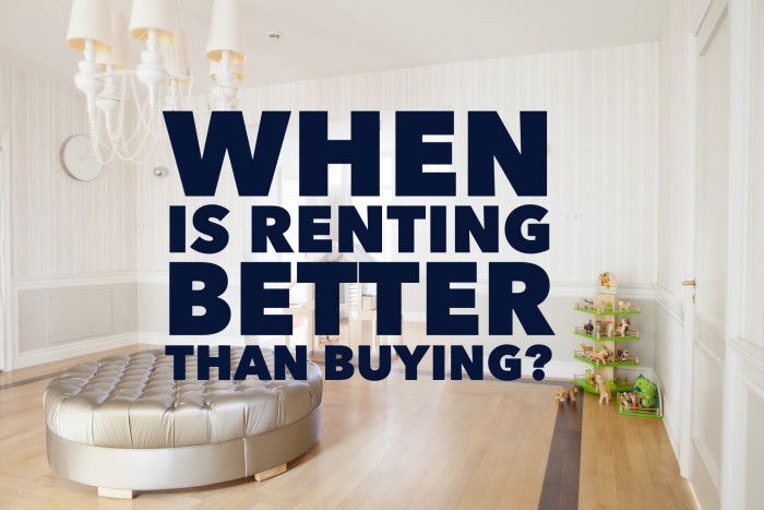 Should I buy or rent a home?