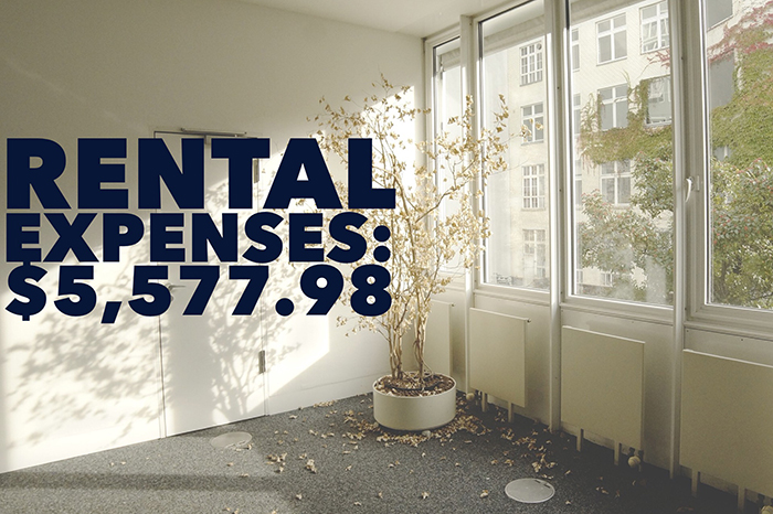 Here are the actual rental property expenses that I paid during the month of January. 