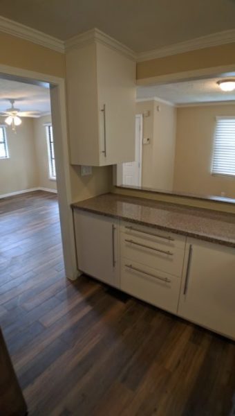 Rental property renovation - New flooring