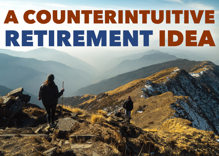 Here's a counterintuitive idea for your retirement - addressing the 4 percent rule