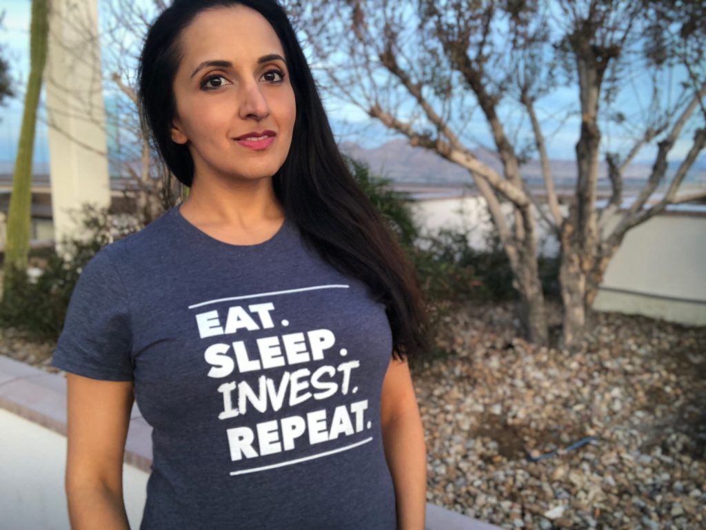Image of Paula Pant wearing Eat Sleep Invest Repeat shirt for article "Maybe you don't need to figure out what's wrong"