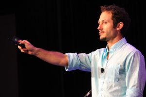 Photo of Noah Kagan at Business of Software 2012 taken by Betsy Weber