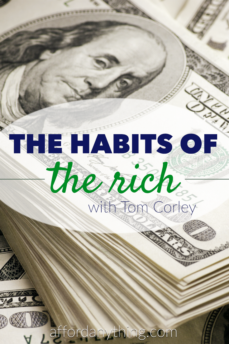Tom Corley studied self-made millionaires and the poor for over four years and then wrote a book about it: Rich Habits. Here's his story.